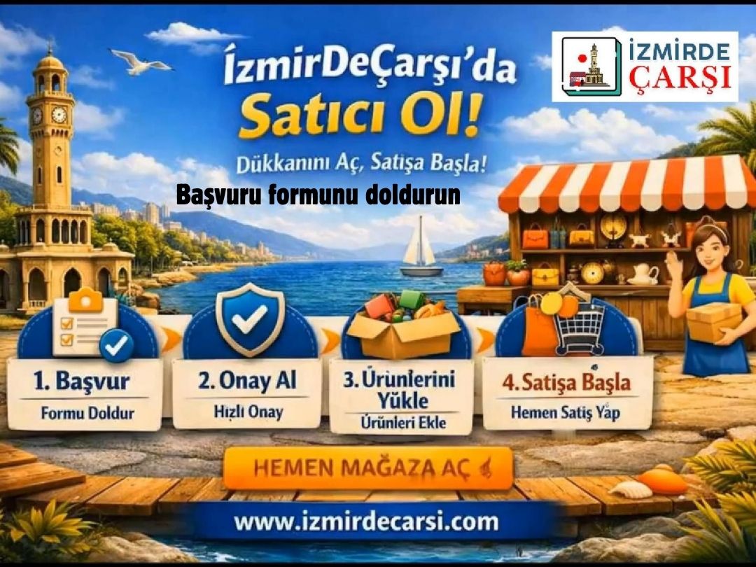 İZMİR'DE ÇARŞIDA SATICI OL