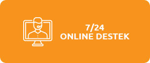 7/24 Online Destek