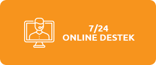 7/24 Online Destek