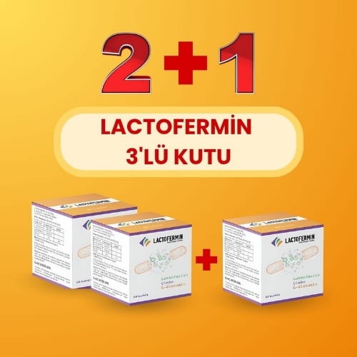 Lactofermin 60 Kapsül 2 Kutu Alana 1 Kutu Hediye
