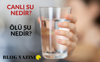 Canlı Su nedir? Ölü Su Nedir?