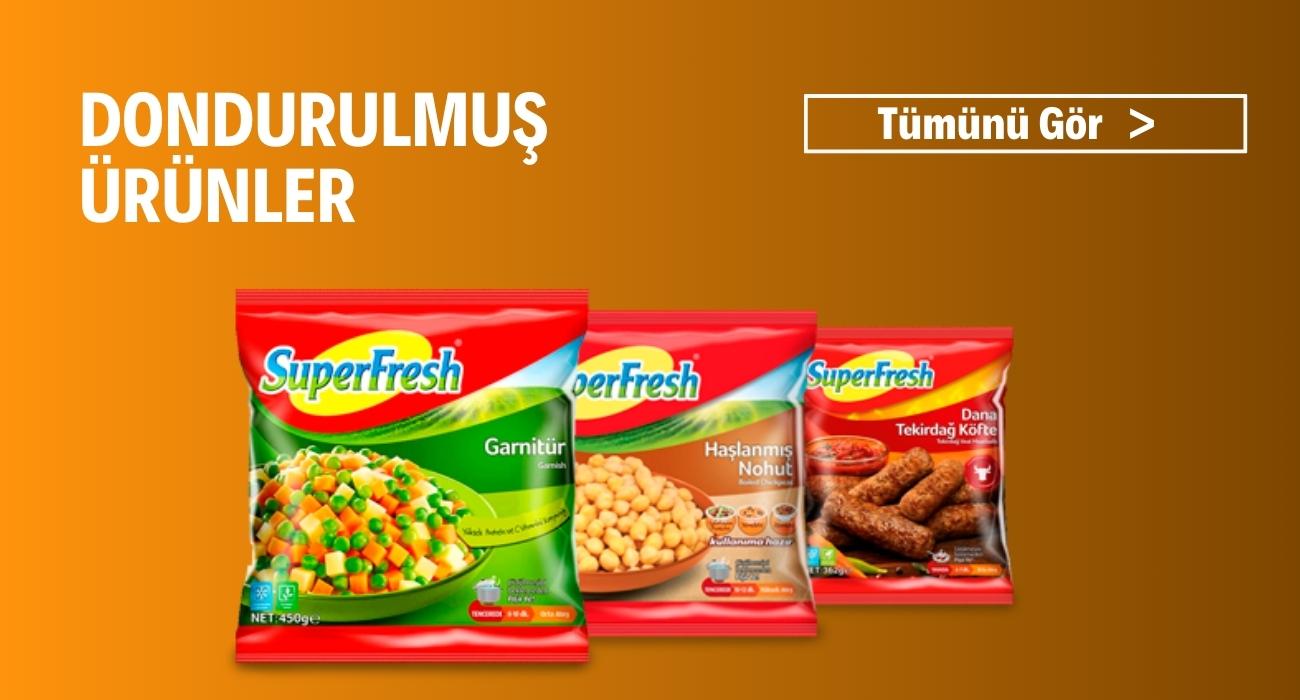 Dondurulmuş Ürünler