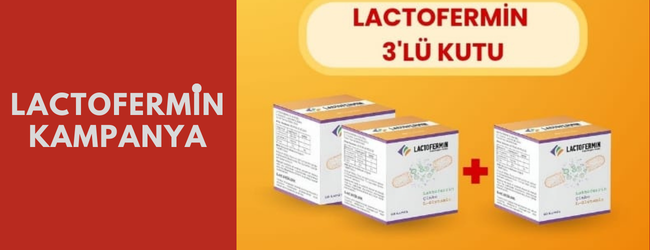 Lactofermin 60 Kapsül 2 Kutu Alana 1 Kutu Hediye