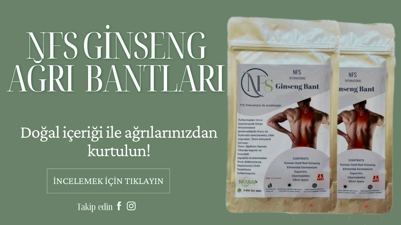 NFC GİNSENG DOĞAL AĞRI BANTLAR