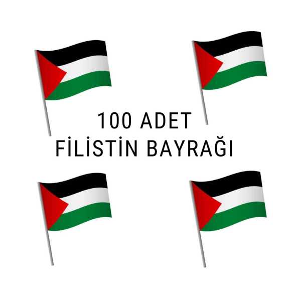 50X75 CM. FİLİSTİN BAYRAĞI ( 100 ADET ) 