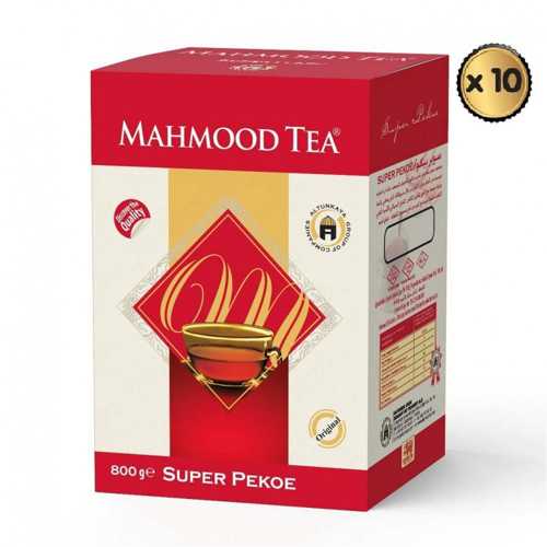 MAHMOOD TEA SUPER PEKOE 800 GR ÇAY X 10 PAKET ( 1 KOLİ )