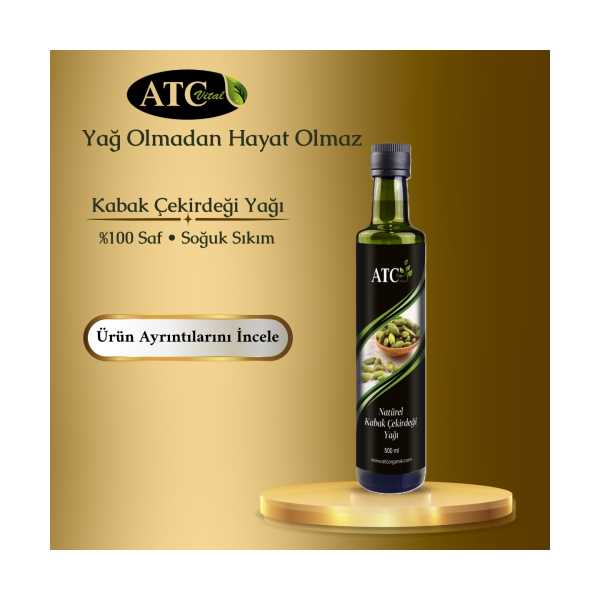 ATC VİTAL KABAK ÇEKİRDEĞİ YAĞI 500 ML