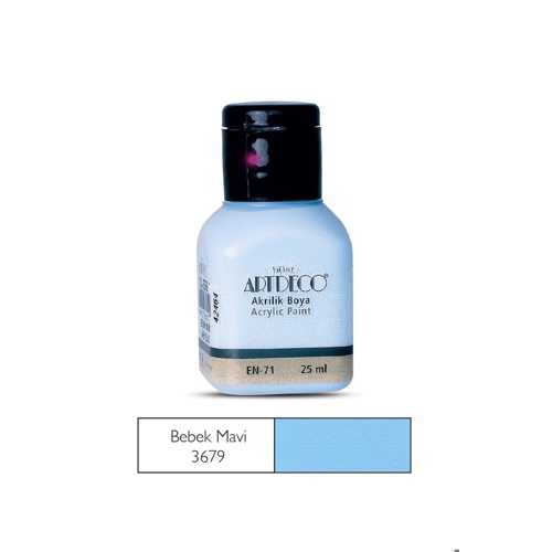 ARTDECO AKRİLİK BOYA 25ML 3679 BEBEK MAVİ