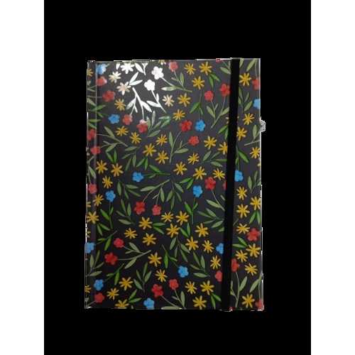 PRESTİJ S. KAPAK 14X20 LASTİKLİ DEFTER SİYAH