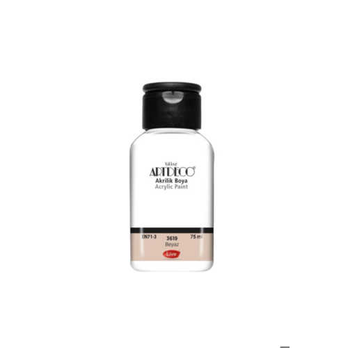 ARTDECO AKRİLİK BOYA 75ML BEYAZ 3619