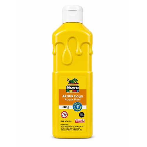 NOVA COLOR AKRİLİK BOYA 500GR SARI