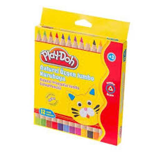 PLAY-DOH KURU BOYA NATUREL JUMBO 12 RENK KU009