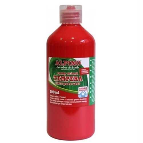 ALPİNO TEMPERA SULU BOYA 500ML KIRMIZI DM-010174