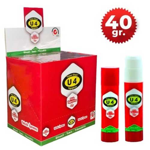 U-4 STİCK YAPIŞTIRICI 40GR -12-