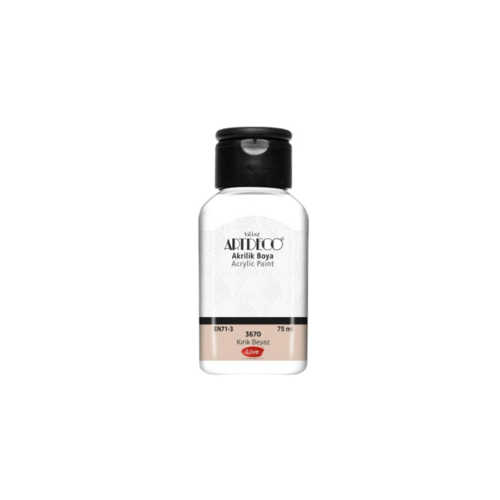 ARTDECO AKRİLİK BOYA 75ML KIRIK BEYAZ 3670