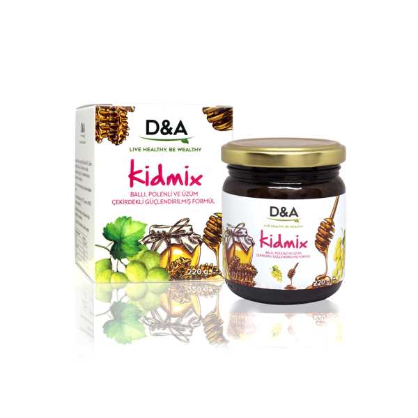 MY GUARD - KİDMİX BALLI  POLENLİ VE ÜZÜM ÇEKİRDEKLİ GÜÇLENDİRİLMİŞ FORMÜL
