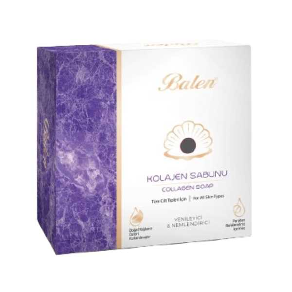 BALEN  COLLAGEN SABUNU (BALIK KOLEJENLİ) YENİLEYİCİ NEMLENDİRİCİ - 125 GR
