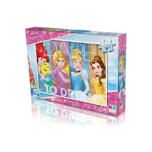 KS PUZZLE-1 PRINCESS 100 PRÇ PR714