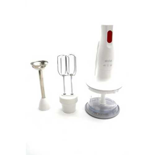 BLENDER SETİ  DOĞRAYICI - MİKSER - BLENDER  600ML HAZNE  350W SHB-3182 (4172)