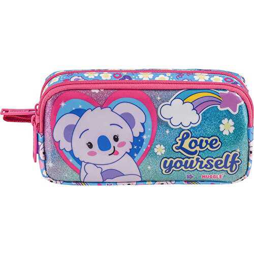 MUGGLE MU-8805 CUTE KOALA MAVİ KALEMLİK ÇANTA -6-