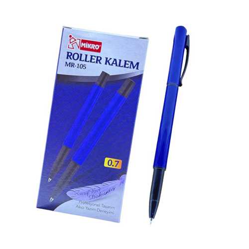 MİKRO MR-105 ROLLER KALEM MAVİ 0.7MM -12-