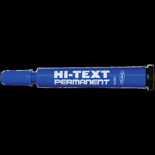 Hİ-TEXT MARKER YUVARLAK UÇLU KALEM MAVİ 830PB