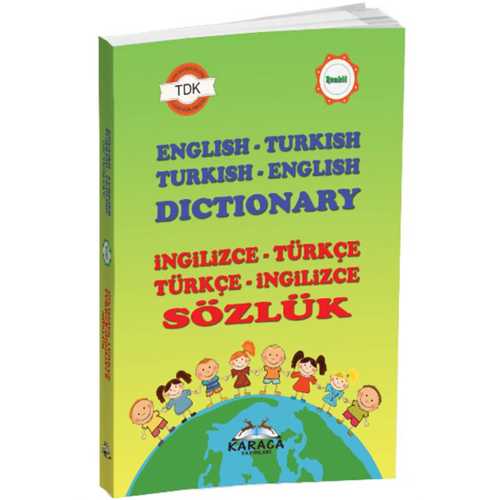 KARACA İLKÖĞRETİM RESİMLİ TÜRKÇE İNGİLİZCE SÖZLÜK