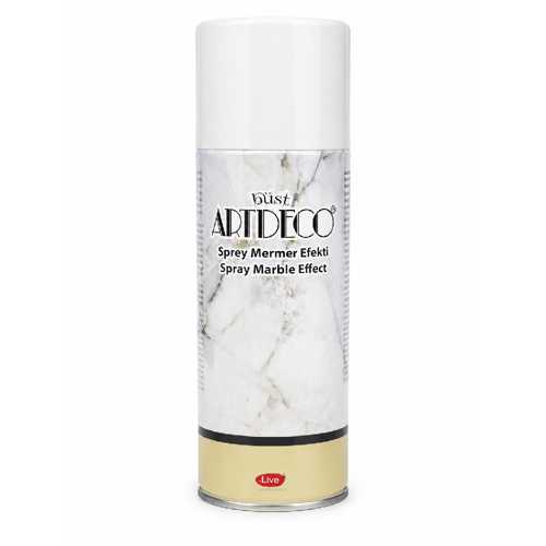 ARTDECO AKRİLİK SPREY MERMER EFEKTİ 200ML BEYAZ
