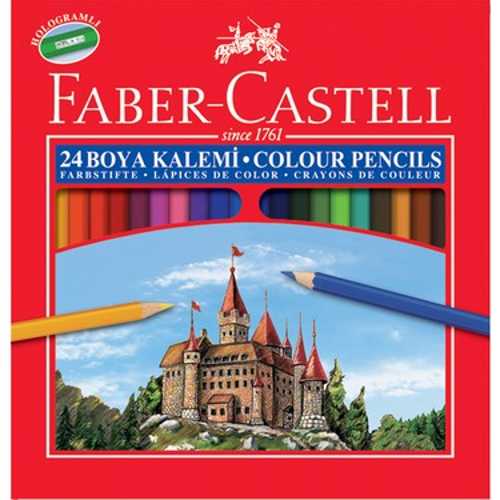 FABER KURU BOYA RED LİNE TAM BOY 24 RENK