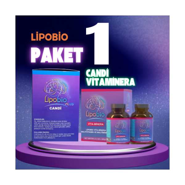 LİPOBİO PAKET 1 (VİTA MİNERA (2X150 GR) +CANDİ PLUS (300 ML)) 