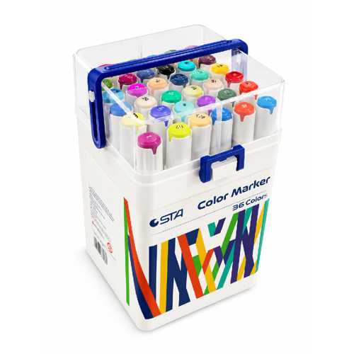 STA ÇİFT UÇLU PERMANENT MARKER 36LI
