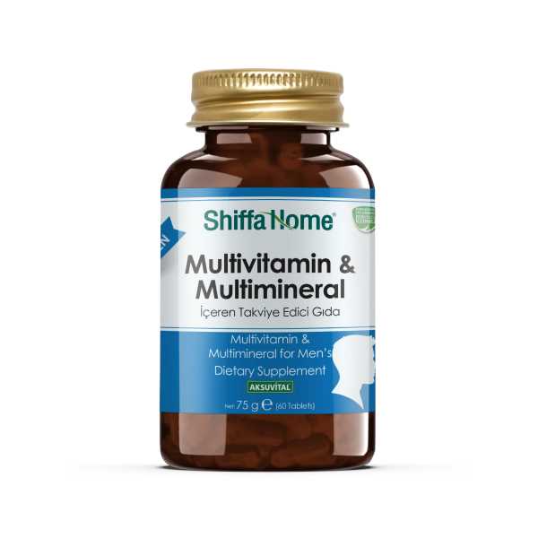 SHİFFA HOME MULTİVİTAMİN & MULTİMİNERAL - ERKEK - 1260 MG X 60 TABLET