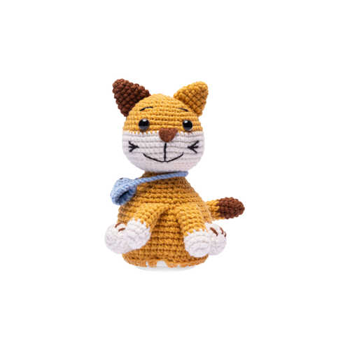 STORYBUDDY KEDI AMIGURUMI MASAL VE UYKU ARKADAŞI OYUNCAK (BIGIONE UYUMLU)