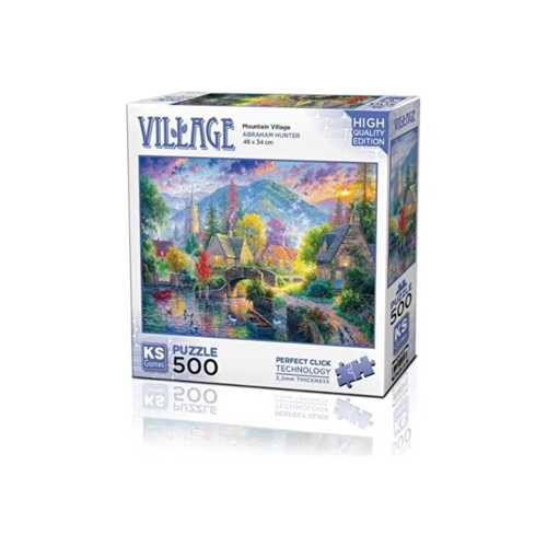 KS PUZZLE 500 MOUNTAİN VİLLAGE