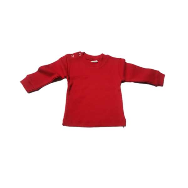 UZUN KOLLU BEBEK SWEATSHİRT KIRMIZI (KIZ) TUHFETOWER