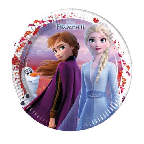 KİKA FROZEN 2 KARTON TABAK 23CM 8Lİ