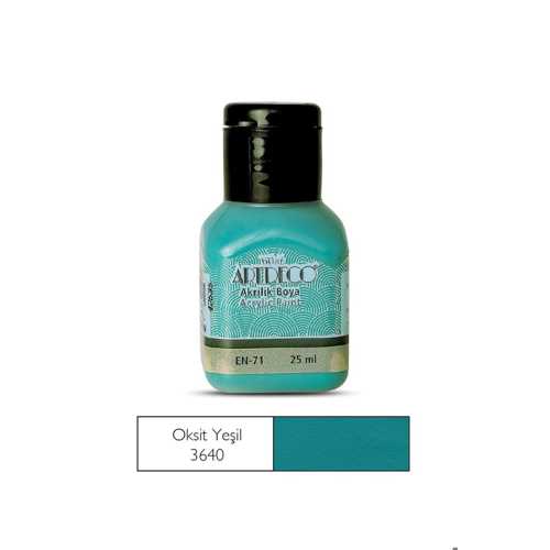 ARTDECO AKRİLİK BOYA 25ML 3640 OKSİT YEŞİL