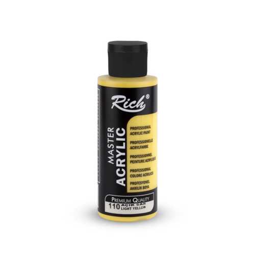 RİCH AKRİLİK BOYA 120ML 110 AÇIK SARI
