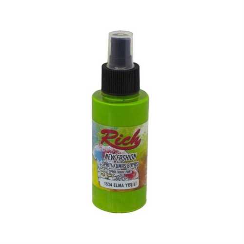 RİCH SPREY KUMAŞ BOYASI 60ML 1534 ELMA YEŞİLİ