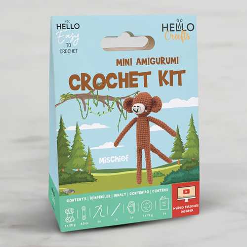 H.CRAFTS TIĞ İŞİ MİNİ AMİGURUMİ KİTİ-MİSCHİEF