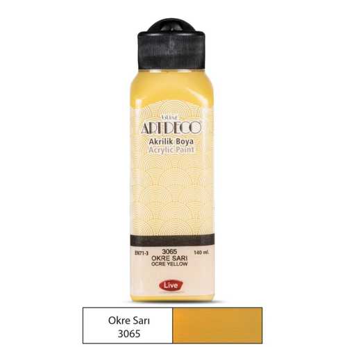ARTDECO AKRİLİK BOYA 140ML 3065 OKRE SARI