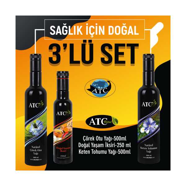SAĞLIK İÇİN DOĞAL 3'LÜ SET 500 ML