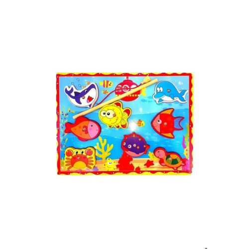 AHŞAP MIKNATISLI BALIK TUTMA OYUNU MONTESSORİ ÇOCUK ETKİNLİK ZEKA VE BECERİ OYUNU