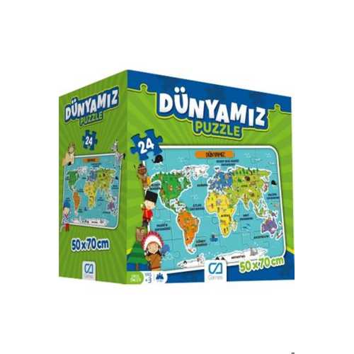 CA GAMES 5025 DÜNYAMIZ YER PUZZLE