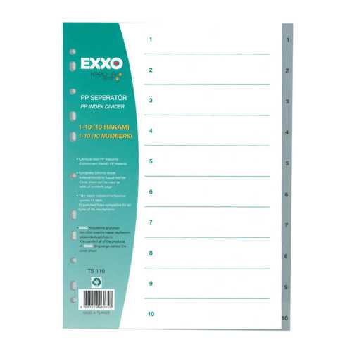 EXXO PP SEPERATÖR 1-10 RAKAM