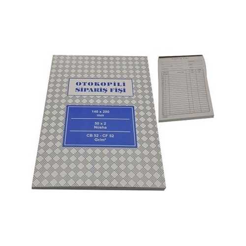 ALTINYILDIZ OTOKOPİLİ SİPARİŞ FİŞİ 14/20 2 NÜSHA