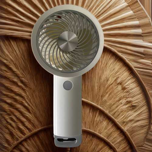USB İLE ŞARJ OLABİLEN 3 AYARLI FAN MODLU ÇANTA TİPİ EL FANI (4172)
