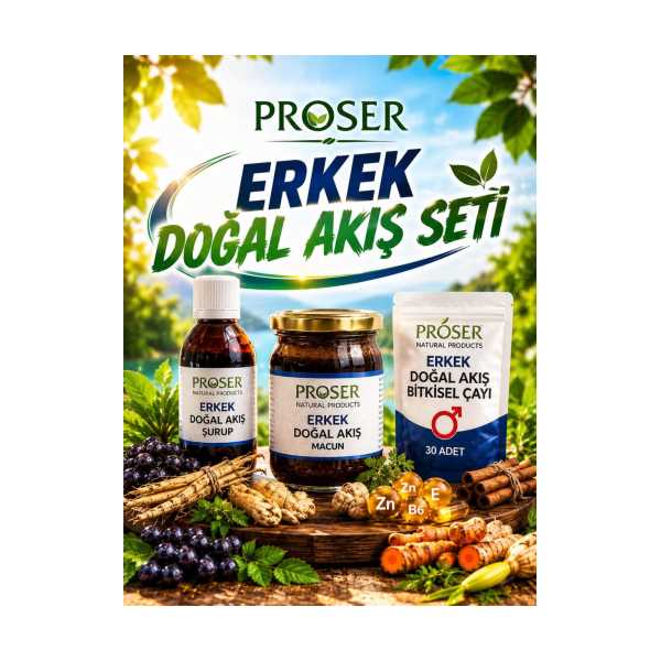 PROSER ERKEK DOĞAL AKIŞ 3LÜ SET