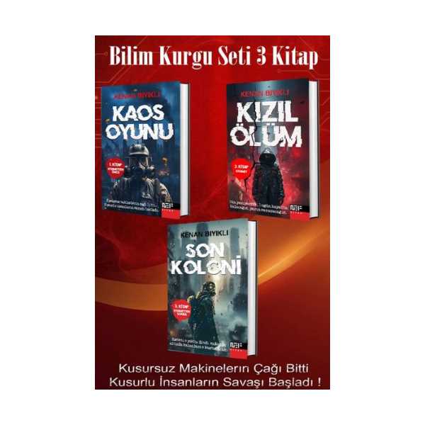 KAOS OYUNU ÜÇLEMESİ BİLİM KURGU - DİSTOPYA SETİ (3 KİTAP )