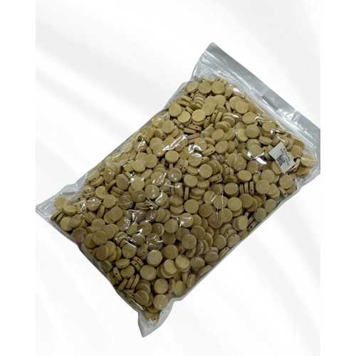 AHŞAP EMZİK BONCUK SADE RENK 500GR